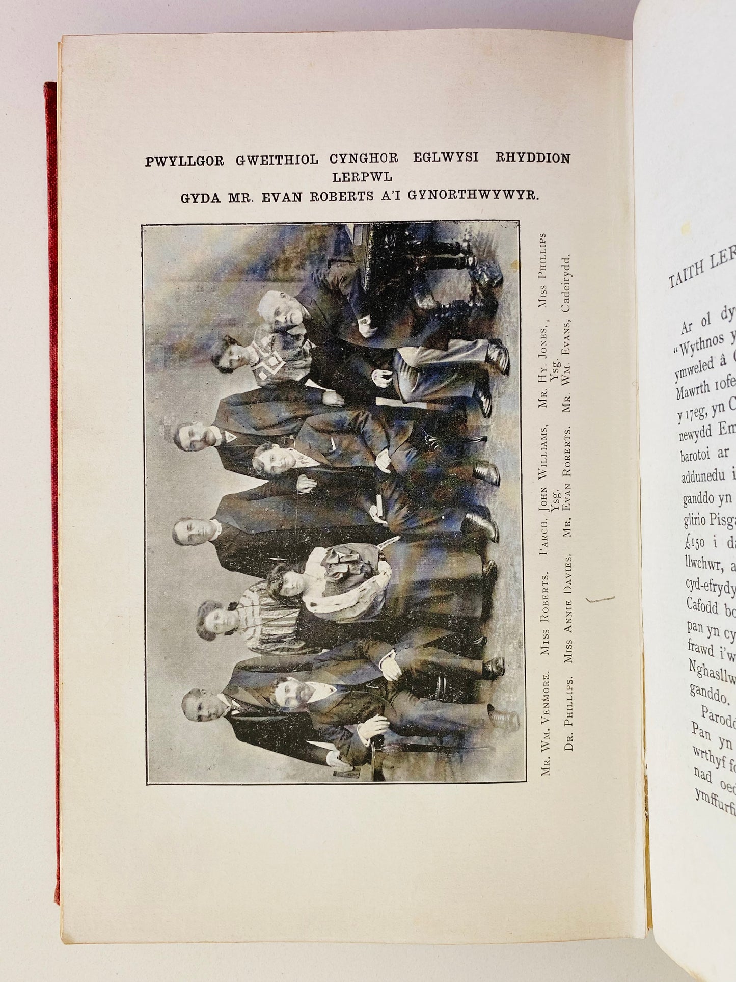 1912 EVAN ROBERTS. Rare Copy of Phillips' Critical Biography of Evan Owned by His Boyhood Friend & Co-Revivalist Sidney Evans!