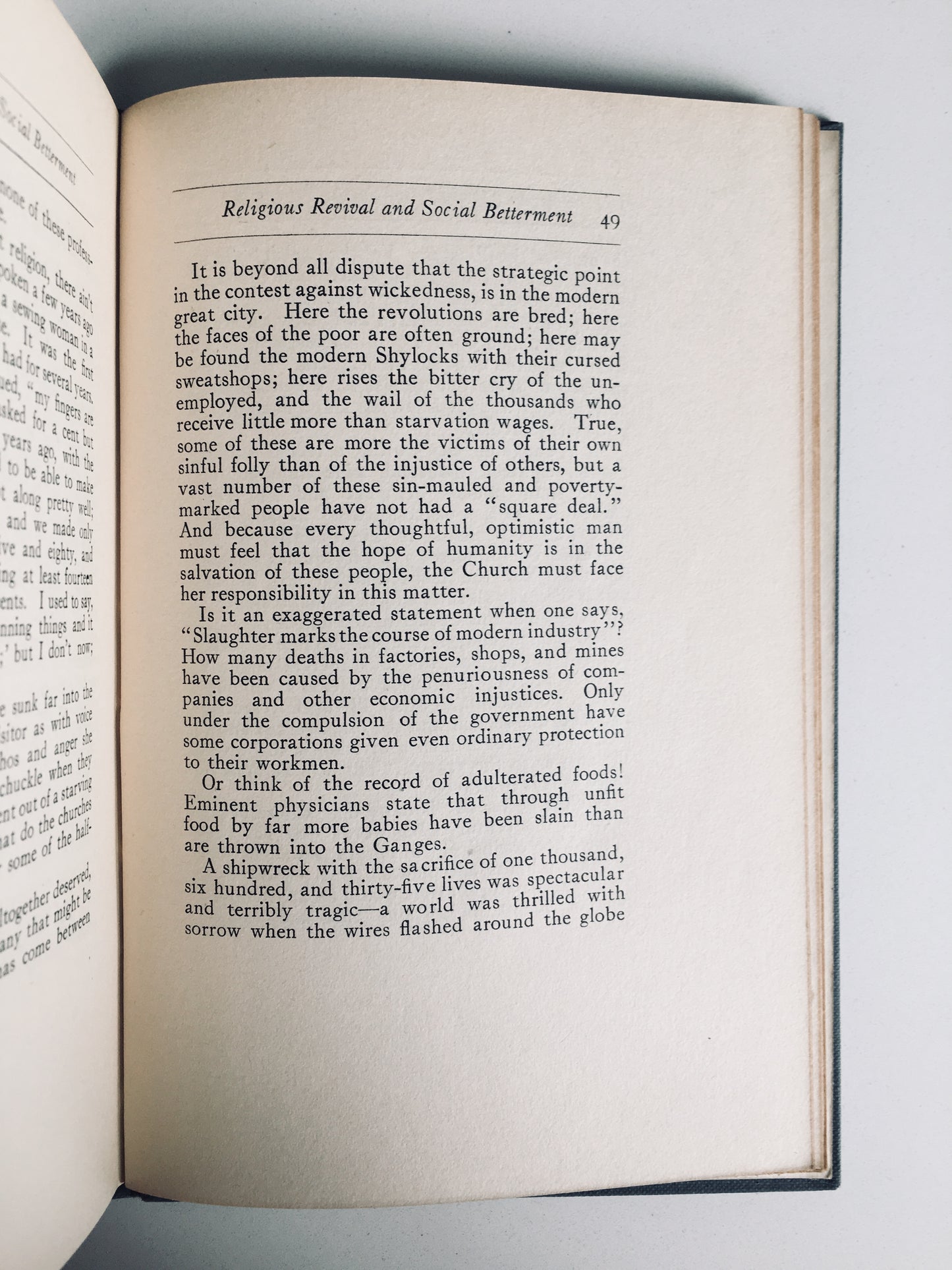 1918 F A ROBINSON. The Effects of Revival on Communities, Employers, etc.