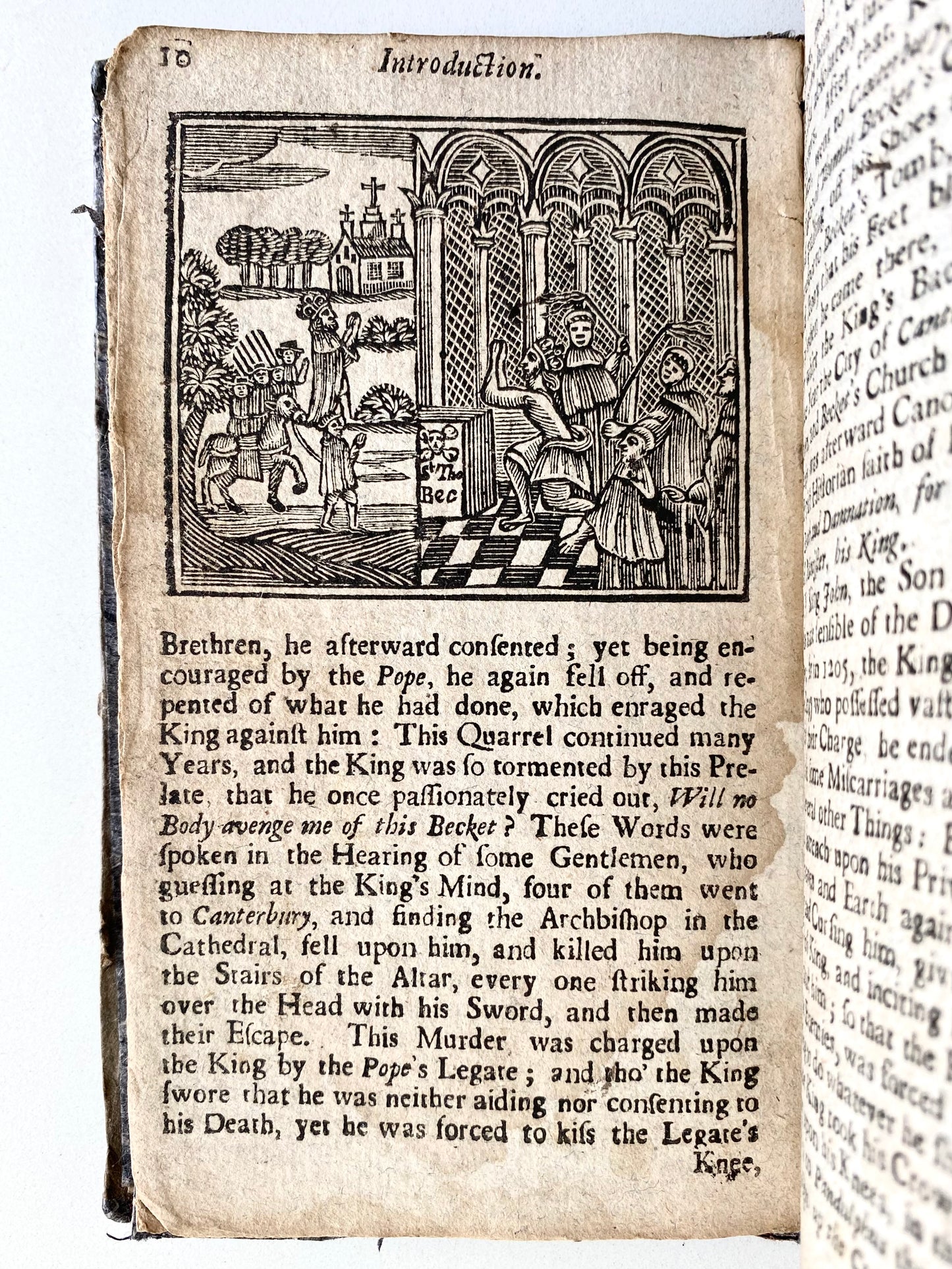 1729 MARTYRS IN THE FLAMES. Rare Illustrated Martyrology by Nathaniel Crouch