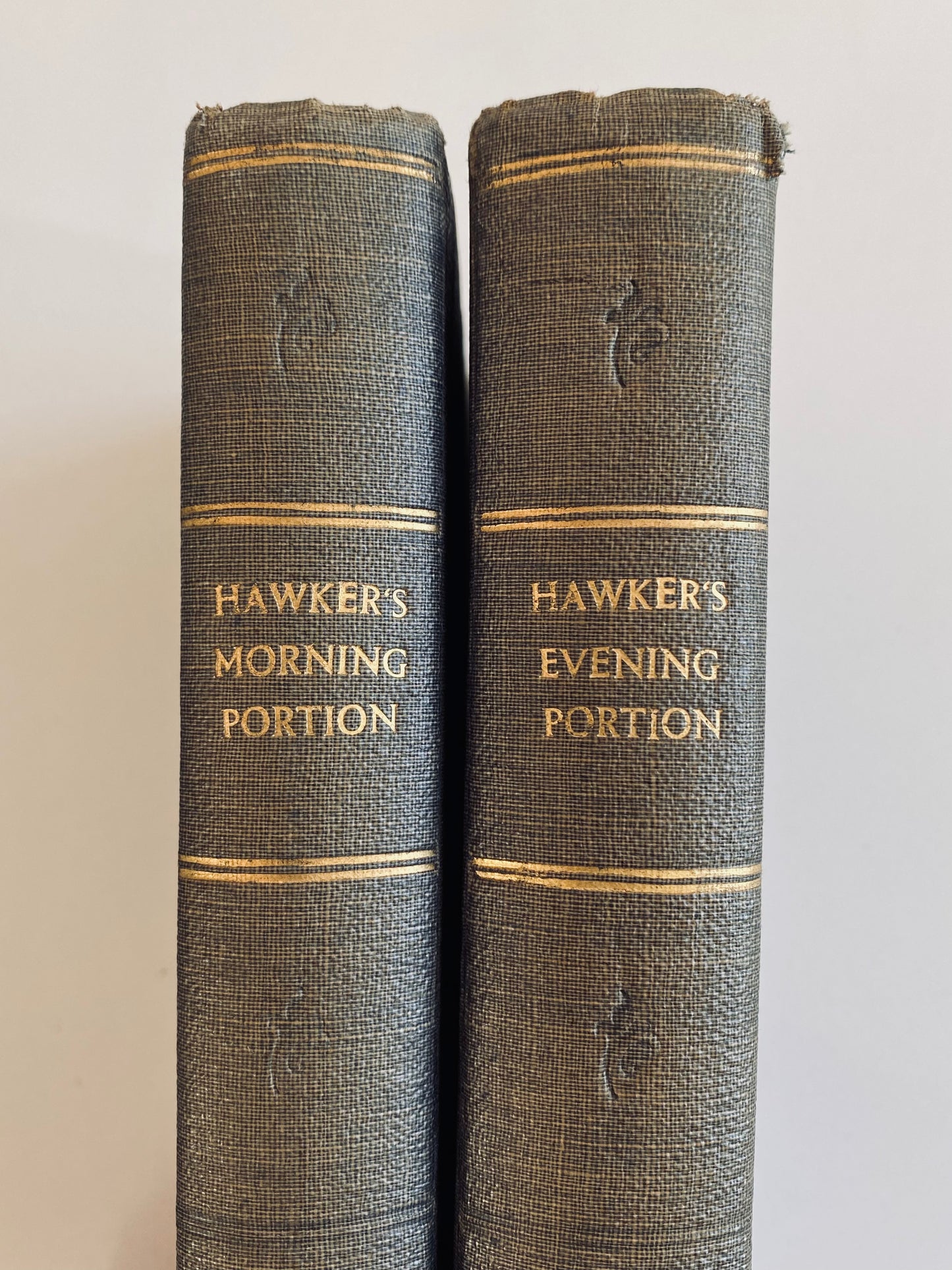 1853 ROBERT HAWKER. Spurgeon Recommended Two Volume Devotional w/Reformed Baptist Provenance.