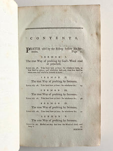 1782 THOMAS WILSON. 8 Volume Works of the "John the Baptist" of the Isle of Man