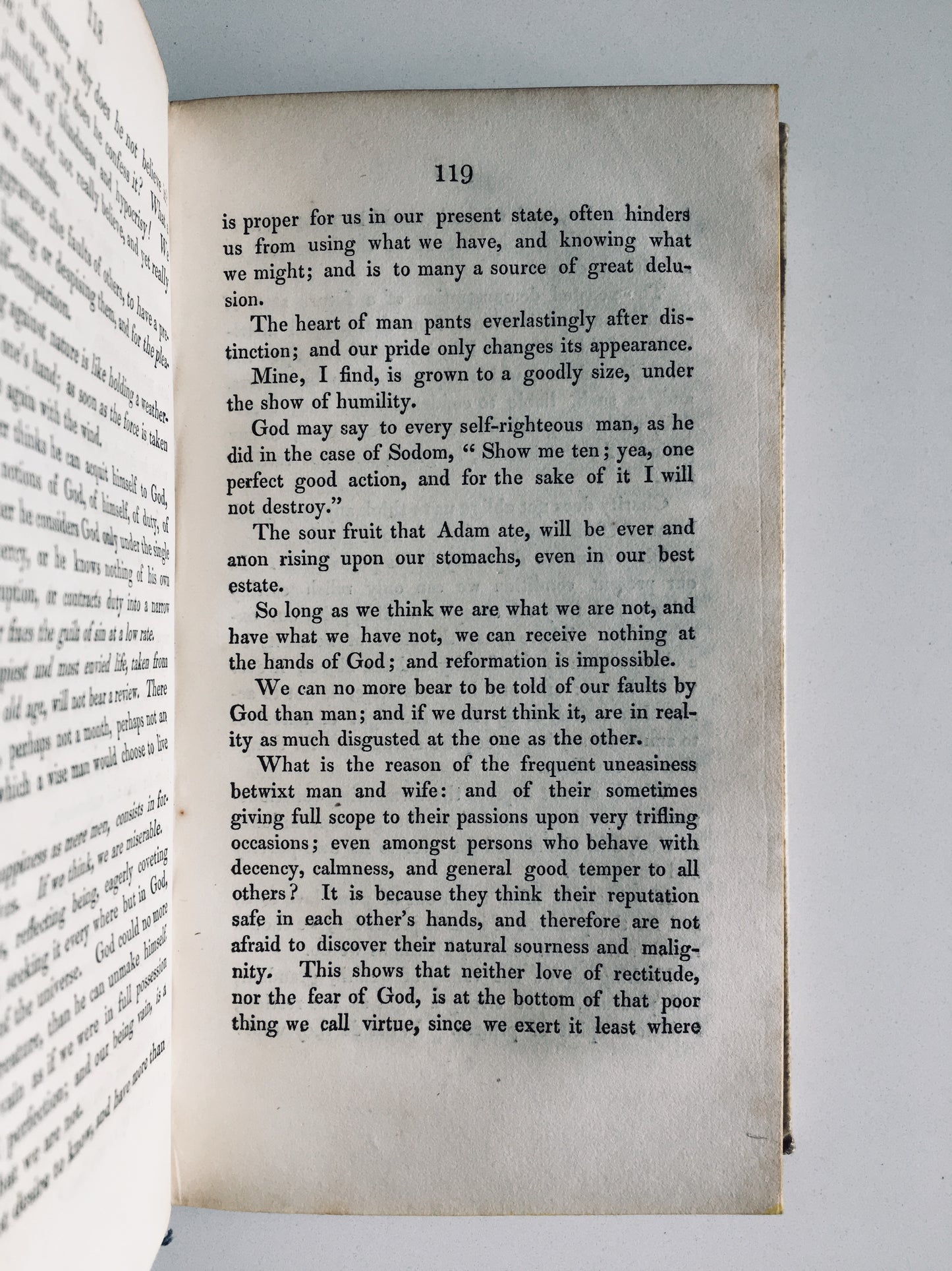 1823 THOMAS ADAM. Private Thoughts on Religion. Devotional Classic Rec. by R. M. McCheyne