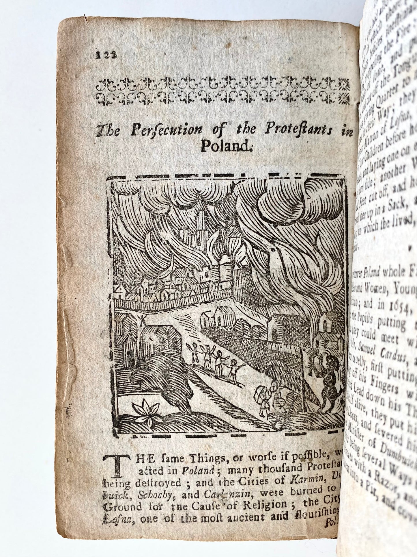 1729 MARTYRS IN THE FLAMES. Rare Illustrated Martyrology by Nathaniel Crouch