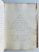 Load image into Gallery viewer, 1825 M. A. HITCHCOCK. Commonplace Album with Original Poetry by Cheshire Connecticut Figures