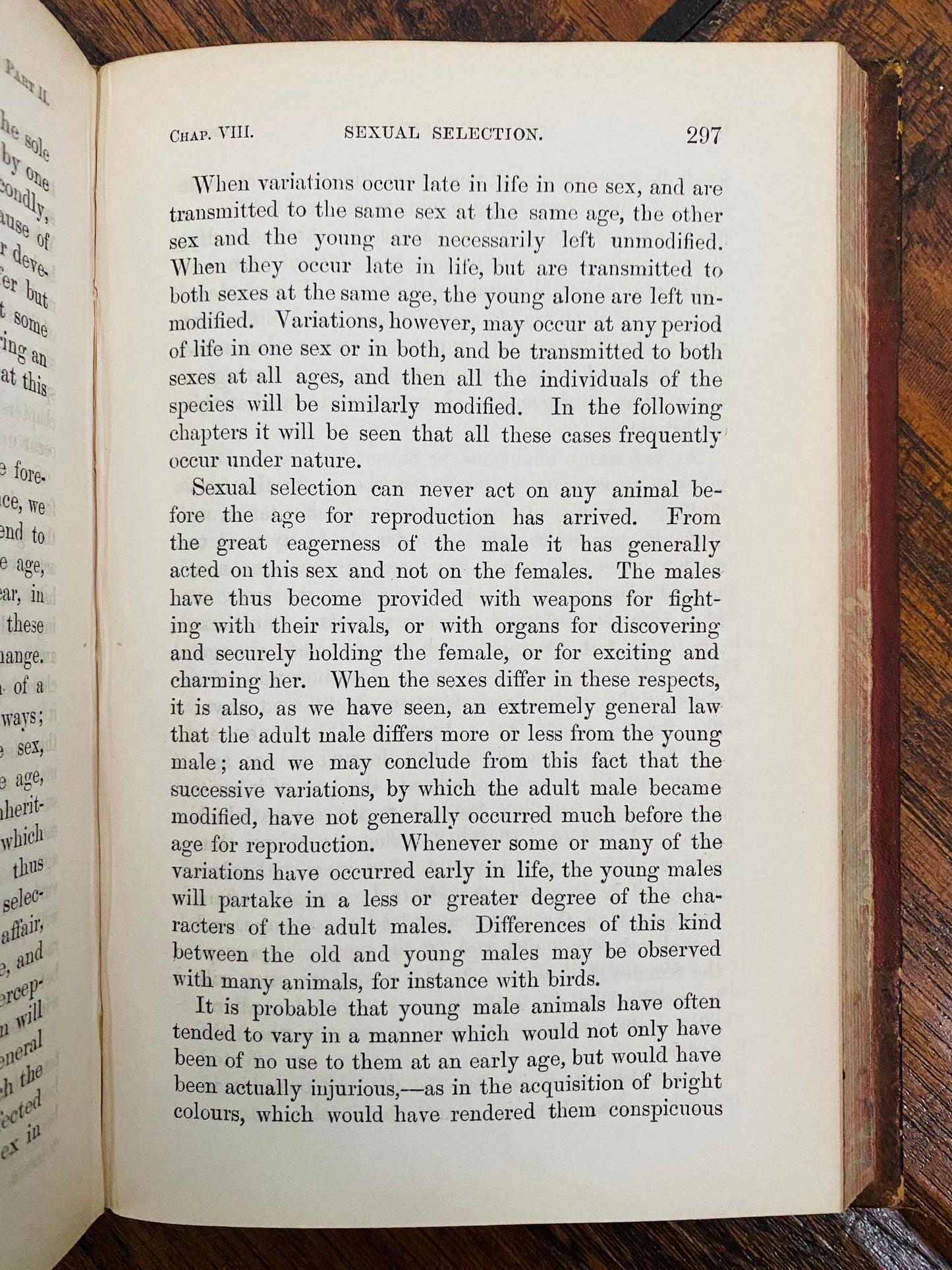 1860 CHARLES DARWIN. Fine Assemblage of Five Early Charles Darwin Imprints.