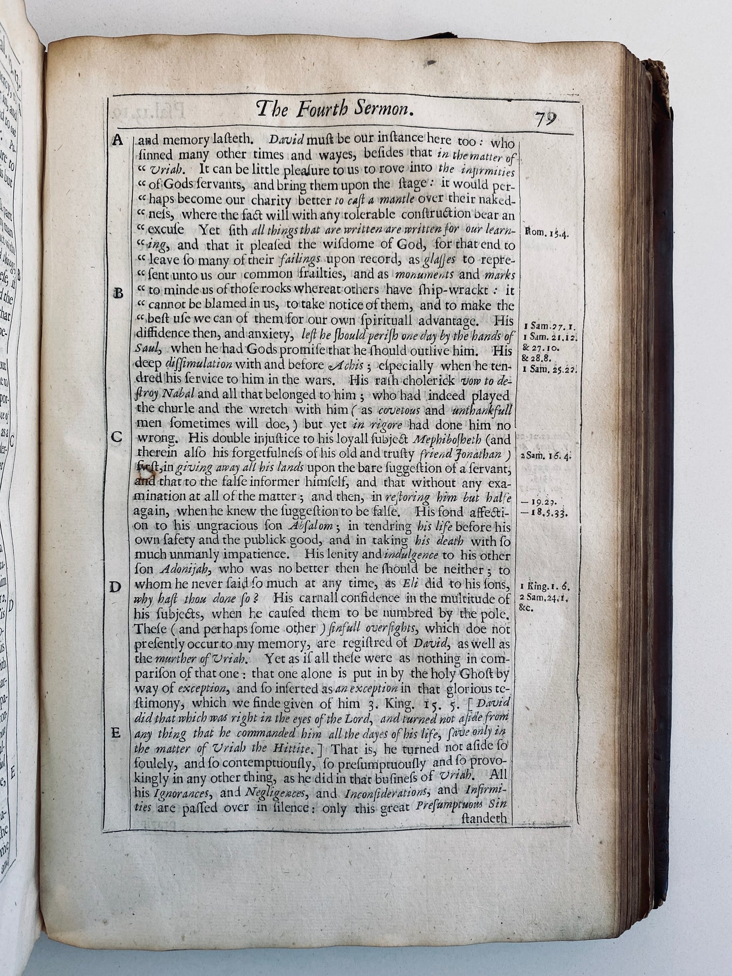 1657 ROBERT SANDERSON 34 Sermons - Important Christian Ethicist of 17th Century - Great Provenance