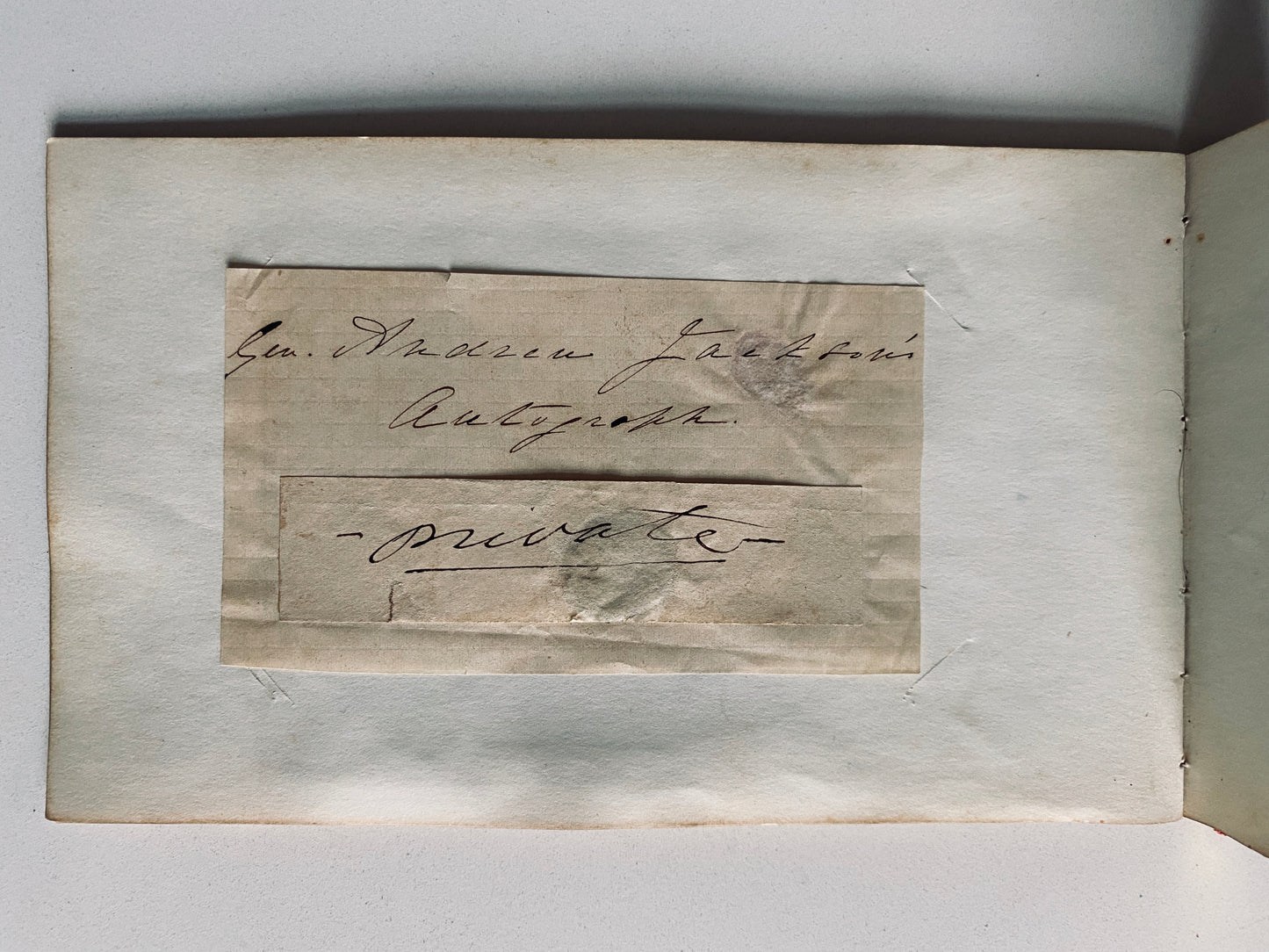 1854 AUTOGRAPH ALBUM. Harriet Beecher Stowe, William Lloyd Garrison, Stephen A. Douglas, &c