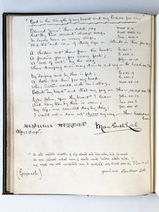 1840-1915 AUTOGRAPH MISSIONARY ALBUM. China Inland Mission, Robert Moffat, Katharine Bushnell, etc.