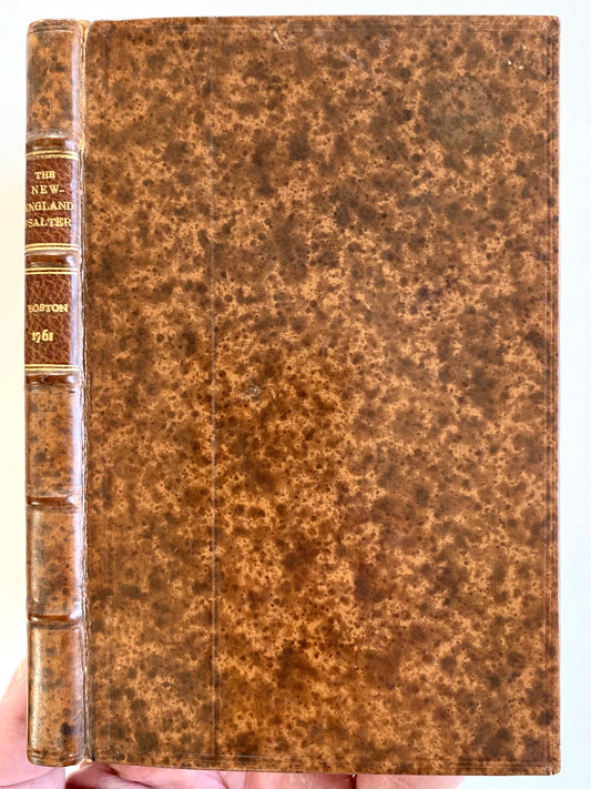 1761 BENJAMIN FRANKLIN Press Publishes the First Children's Bible in America. Riviere Binding!