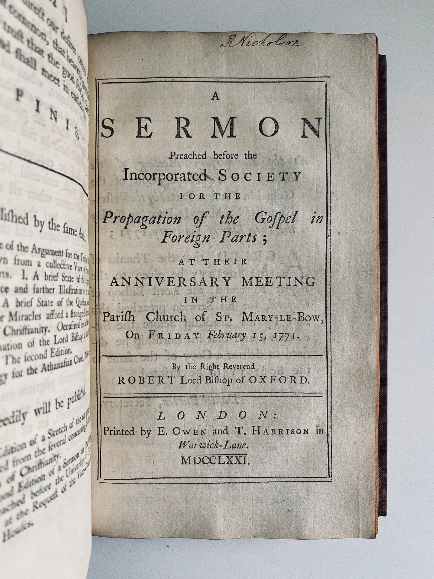 1770 SOCIETY PROPAGATION OF GOSPEL. Rare Accounts of Missions among Native Americans & Blacks in Colonial America - George Whitefield!