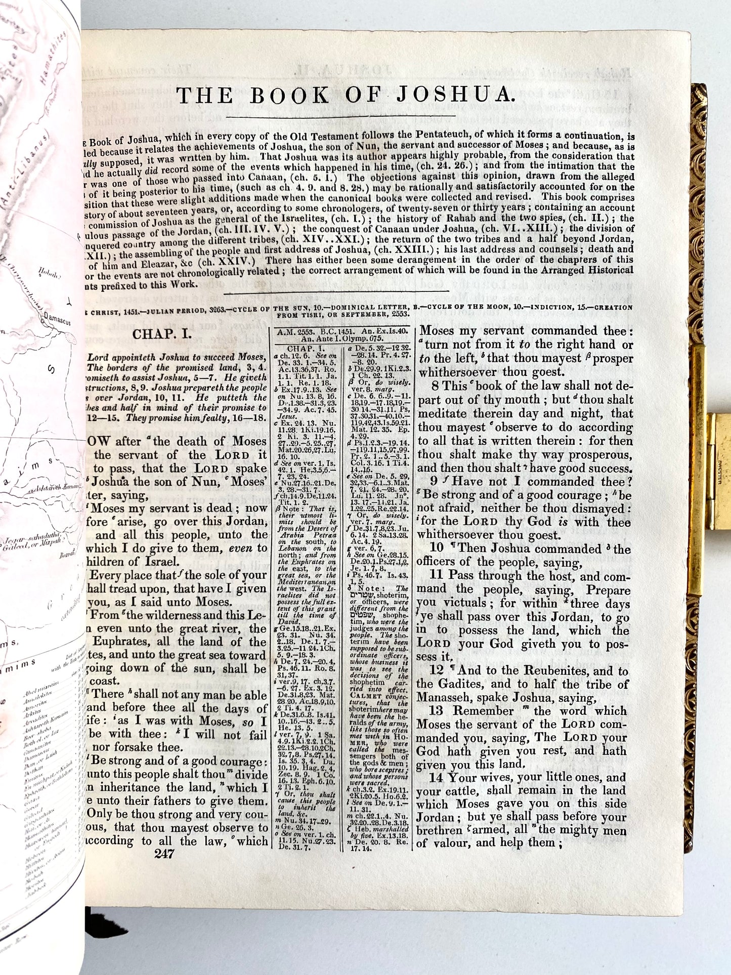 1846 FINE BINDING BIBLE. The Holy Bible with Parallel Passages, Explanatory Notes, etc., Superb Binding.