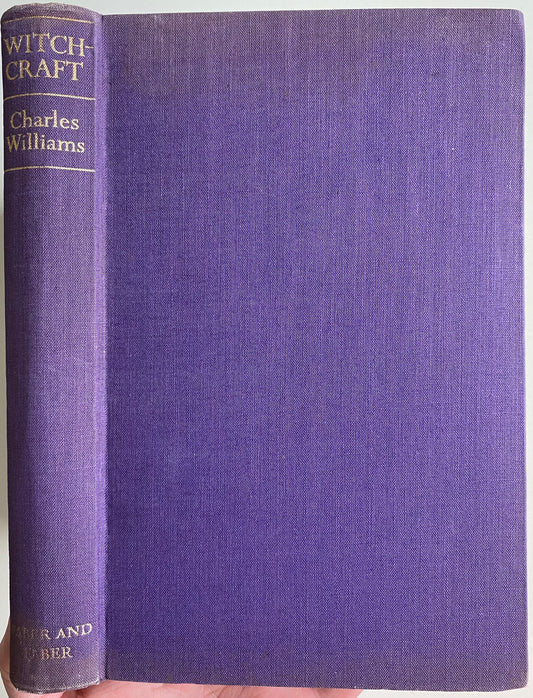 1941 CHARLES WILLIAMS. Witchcraft. Rare by Inklings Member, First Edition, First Printing.