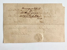 Load image into Gallery viewer, 1775 MICHAEL SCHLATTER. Document Signed by Father of German Reformed Church Imprisoned During American Revolution