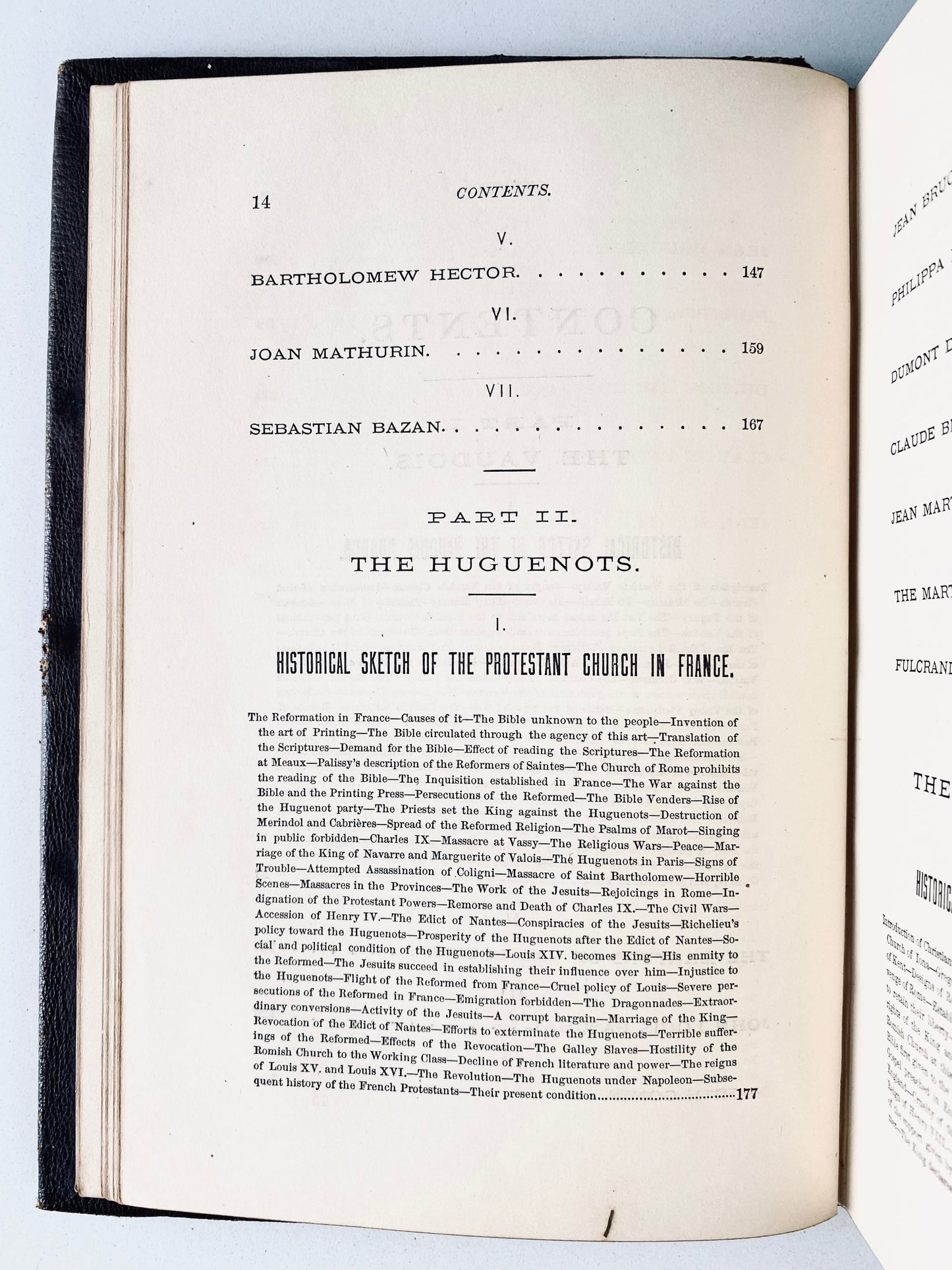 1873 JAMES D. McCABE. Sufferings of the Waldenses, Huguenots & Other Martyrs. Fine Binding & Illustrations.