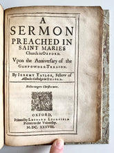 Load image into Gallery viewer, 1648 JEREMY TAYLOR. Works of Prominent Anglican Devotionalist &amp; Influence on John Wesley.