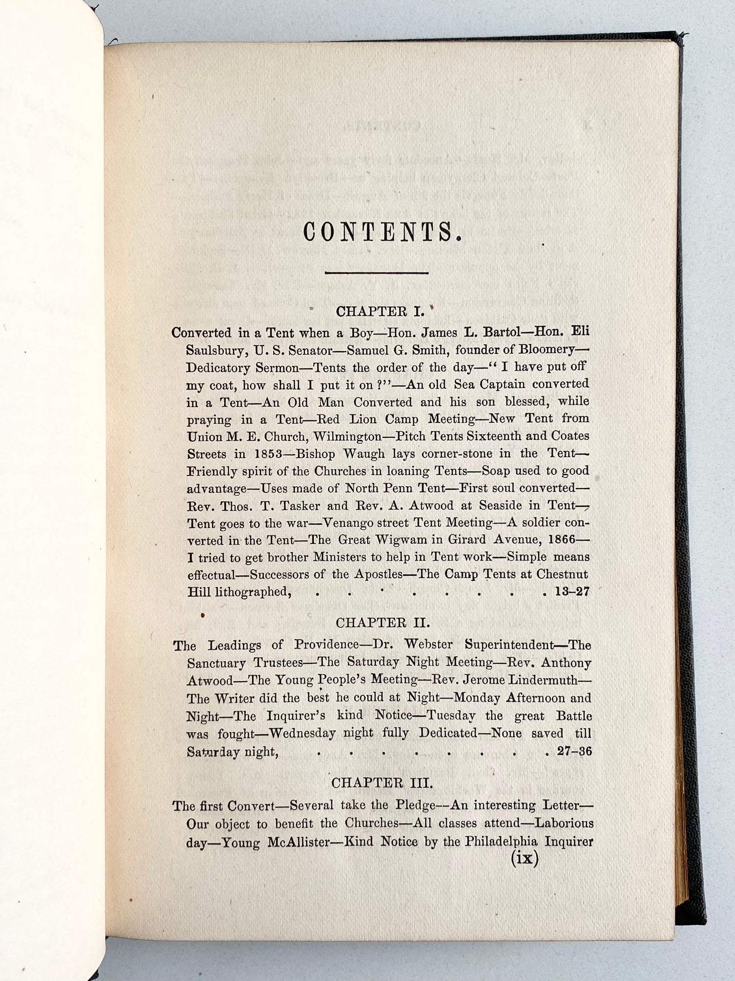 1884 ANDREW MANSHIP. History of Gospel Tents, Camp Meetings, and Outdoor Revivals.