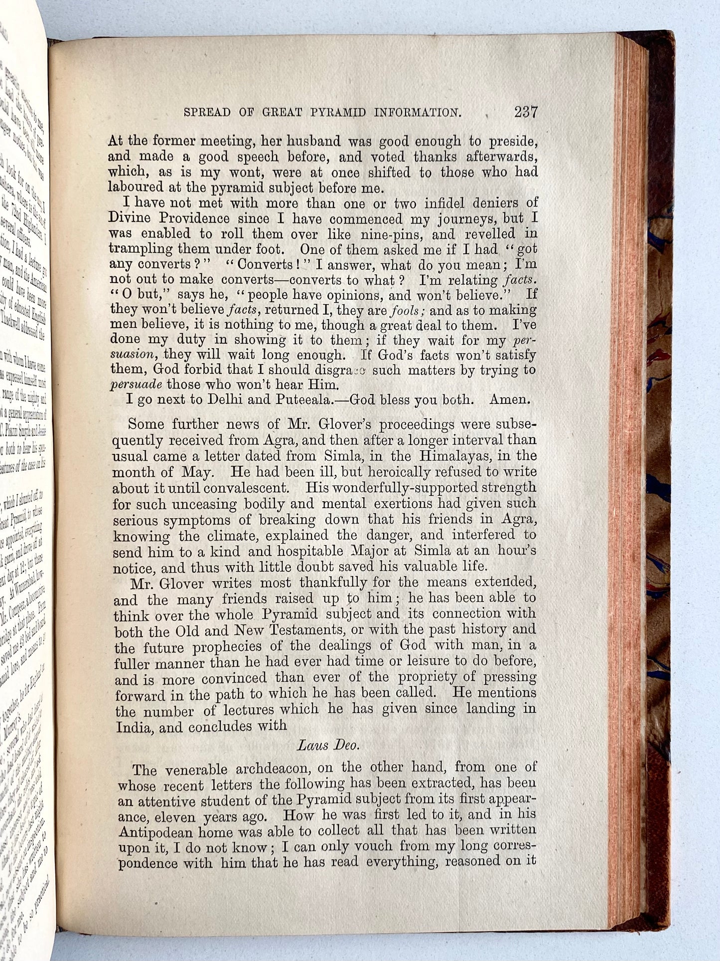 1873-1880 EDWARD HINE. Run of 7 Scarce Volumes of British-Israelite Periodical "Life from the Dead."