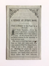 Load image into Gallery viewer, 1858 PRAYER REVIVAL. Tract for Distribution During the Revival - Rare