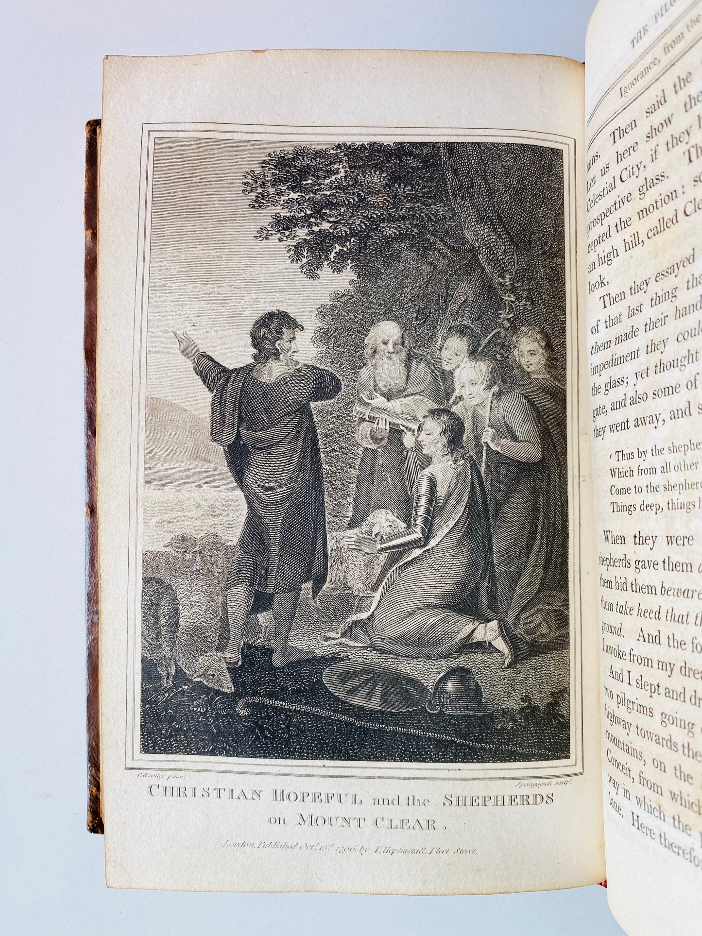 1796 JOHN BUNYAN. Pilgrim's Progress, Life of the Author, and Allegories of Bunyan. Very Attractive.