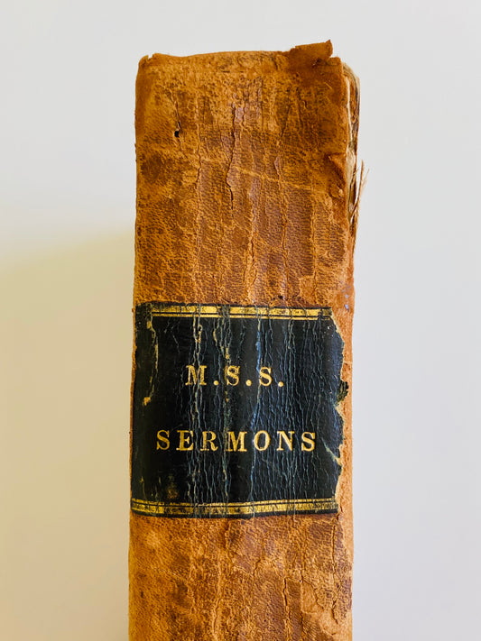 1776 MANUSCRIPT SERMONS. 25 Unpublished Sermons on American Revolution, Anglican Persecution, French & Indian War &c.