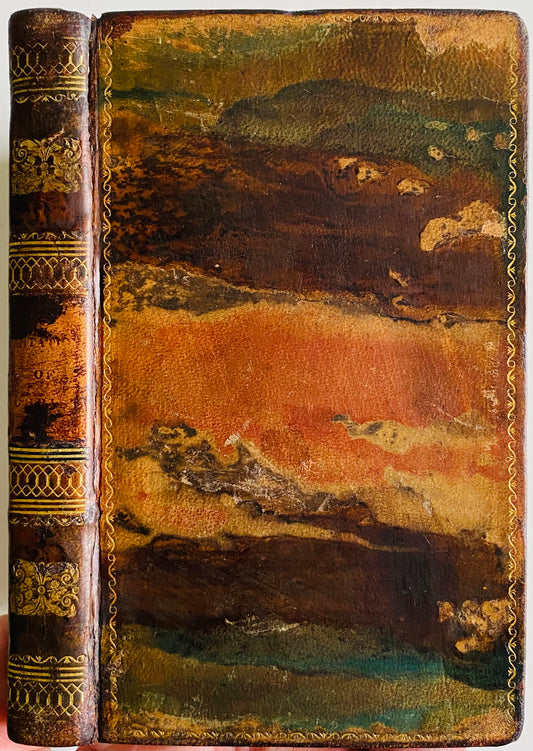 1829 THOMAS a' KEMPIS. The Imitation of Christ in American Painted Binding. Fwd Thomas Chalmers.