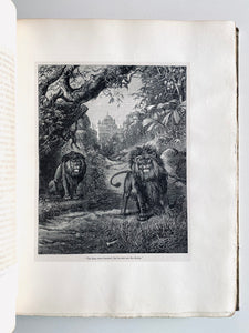 1880 JOHN BUNYAN. Limited Edition Folio Pilgrim's Progress - Engraved by Dalziel on Vellum & Japanese Paper.