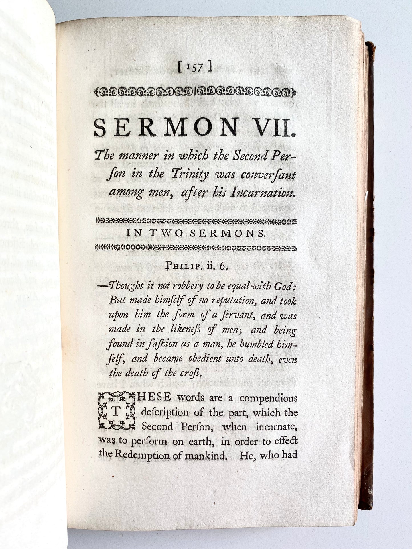 1767 A. S. CATCOTT. Sermons on the Person of Christ and Types in the Sanctuary. John Wesley Recommended!