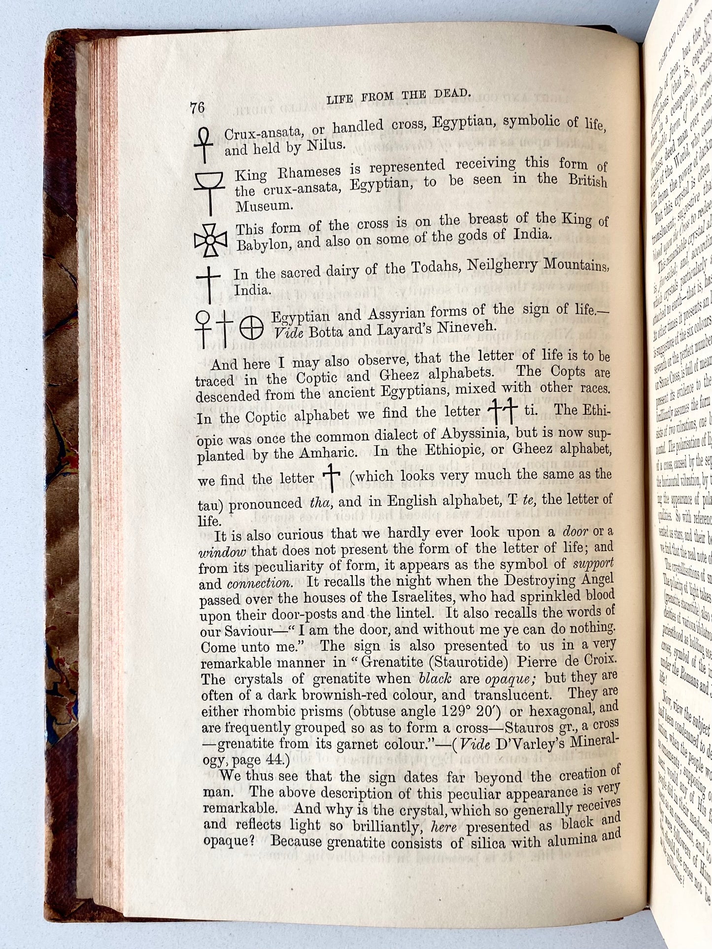 1873-1880 EDWARD HINE. Run of 7 Scarce Volumes of British-Israelite Periodical "Life from the Dead."