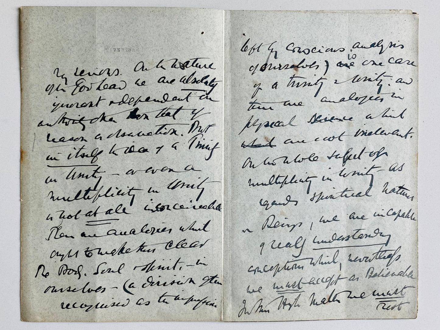 1894 12pp ALS Friend of Charles Darwin Defends Inspiration of Scripture & Doctrine of Trinity