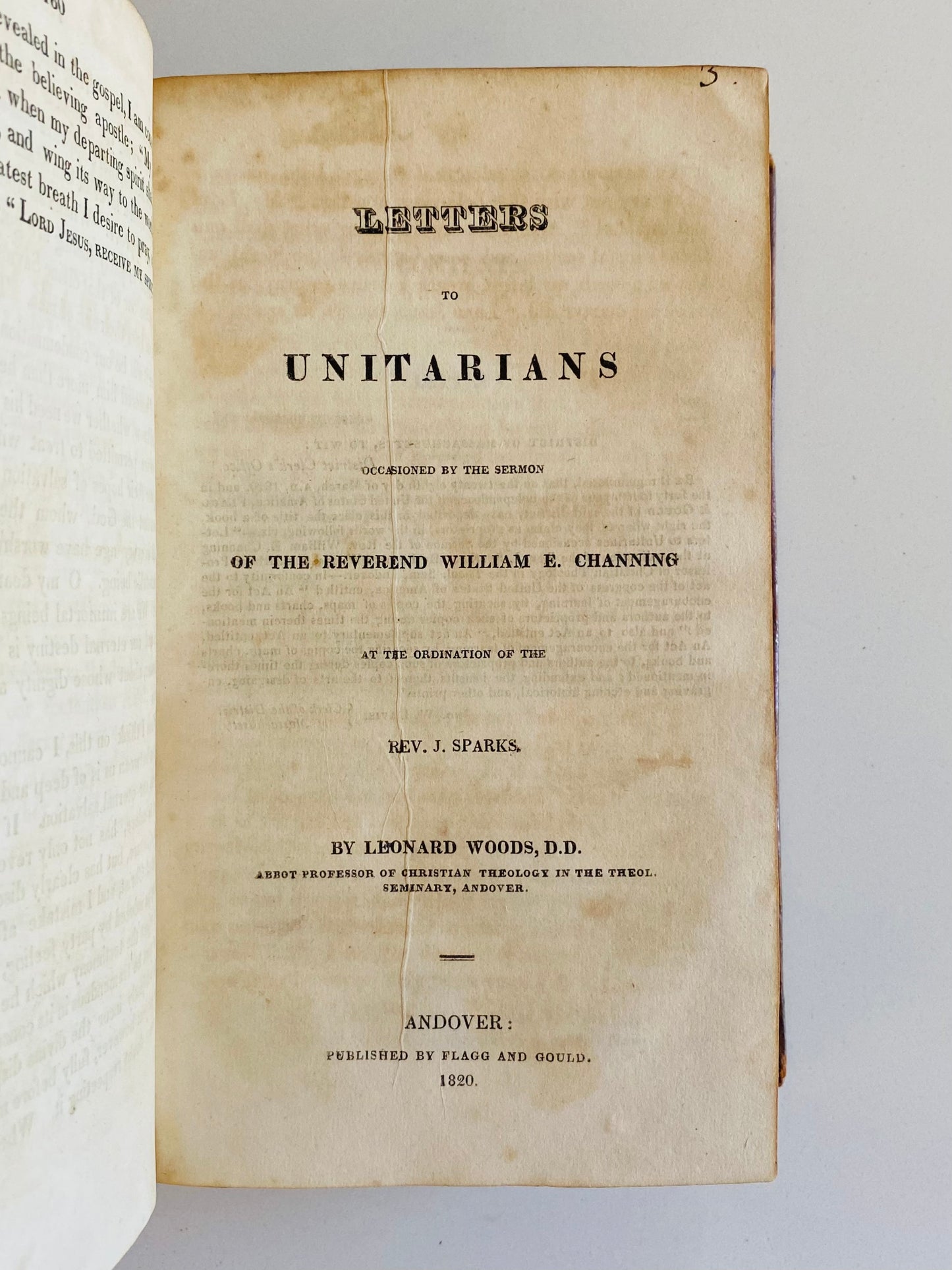 1819-1823 RARE UNITARIAN CONTROVERSY. Complete Run of Debate between Unitarians and Trinitarian Calvinists.