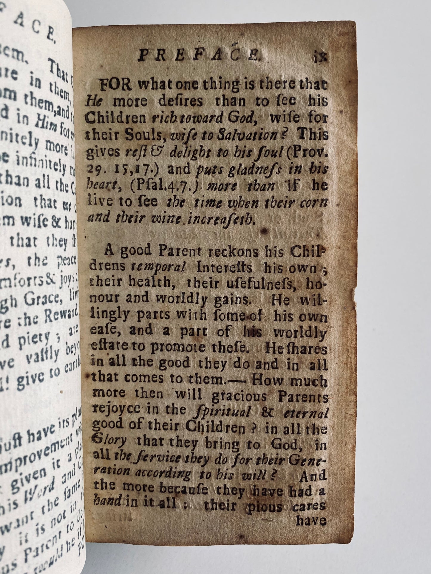 1727 HENRY GIBBS. Godly Children their Parents Joy. Important Americana.