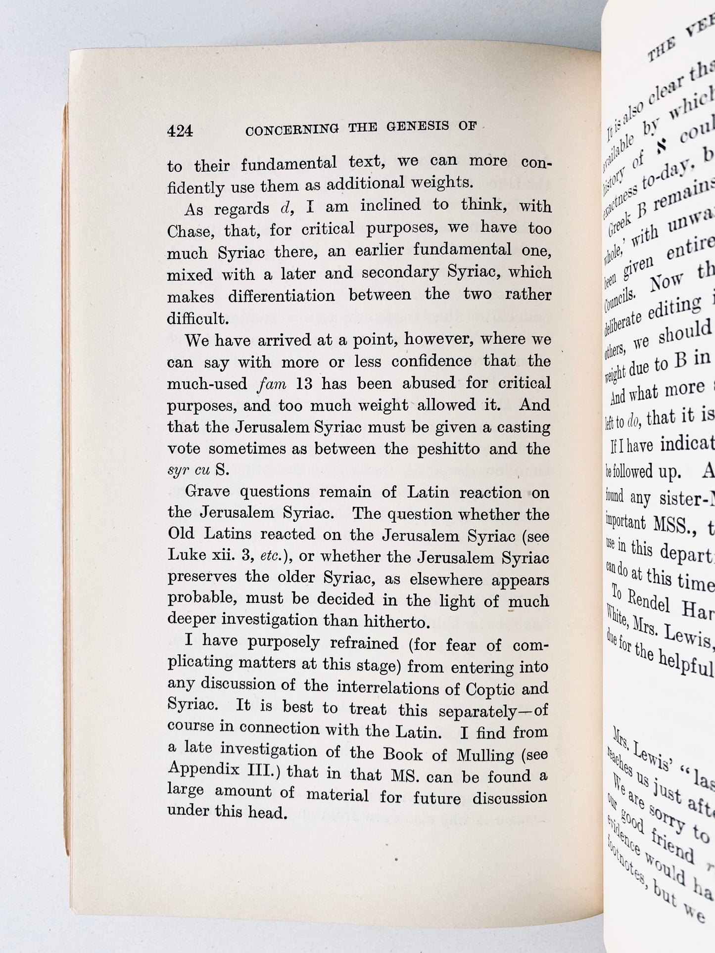 1910 H. C. HOSKIER. Genesis of the New Testament Translations - Defense of Textus Receptus. Rare!