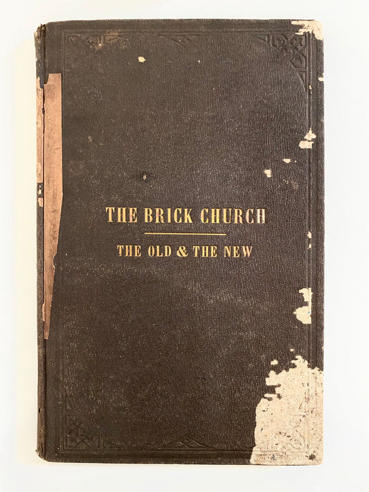 1858 GARDINER SPRING. Historic Revivals at New York's Famed Brick Church. Rare!