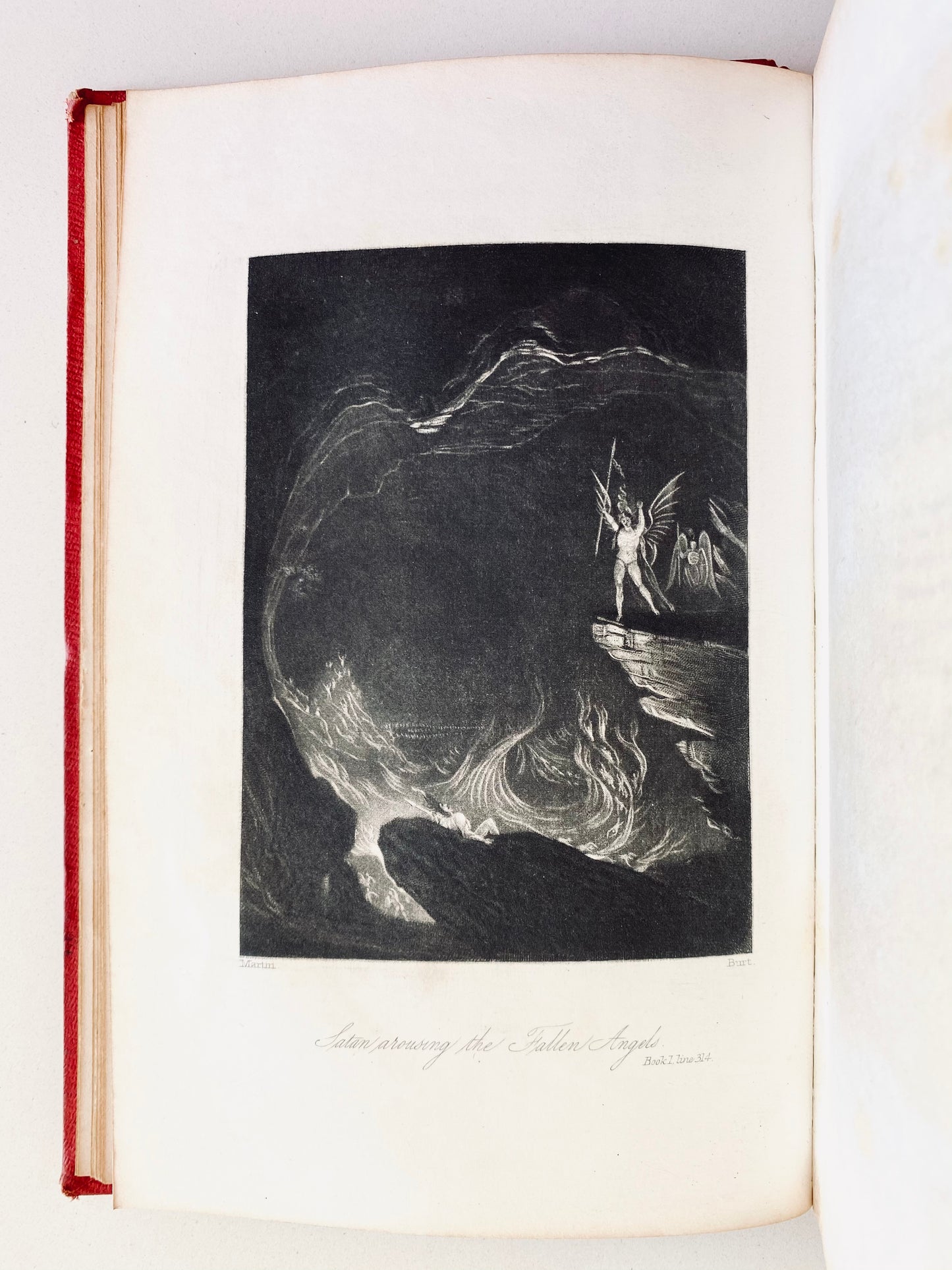 1852 JOHN MILTON. Paradise Lost with Superb American Etchings.