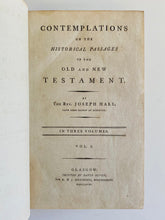 Load image into Gallery viewer, 1796 JOSEPH HALL. Contemplations on Historical Passages of Scripture. Spurgeon Recommends!