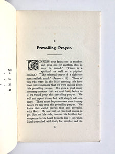 1909 JONATHAN GOFORTH. Prevailing Prayer and Revival. Addresses at China Inland Mission
