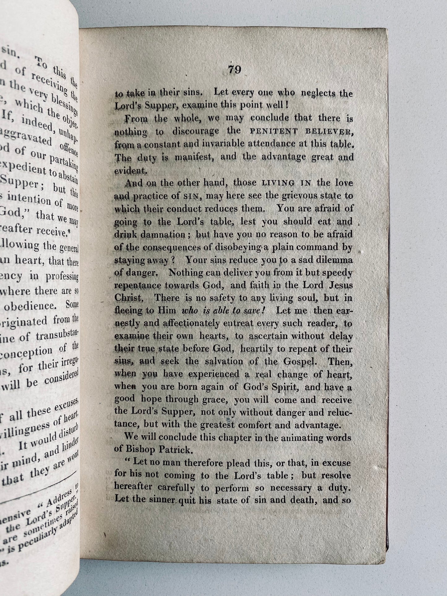 1822 EDWARD BICKERSTETH. Treatise on the Lord's Supper and Holy Communion. Fine Leather.