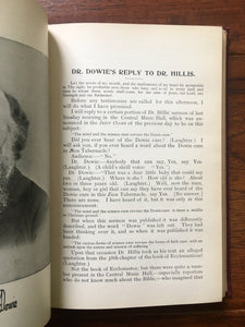 1897 JOHN ALEXANDER DOWIE. A Voice from Zion Magazine. Superb Provenance