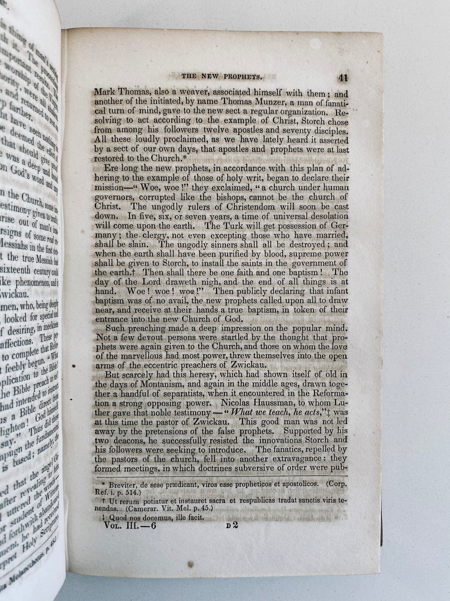 1845 J. H. MERLE d'AUBIGNE. History of the Great Reformation of the Sixteenth Century. 3 Matching Volumes