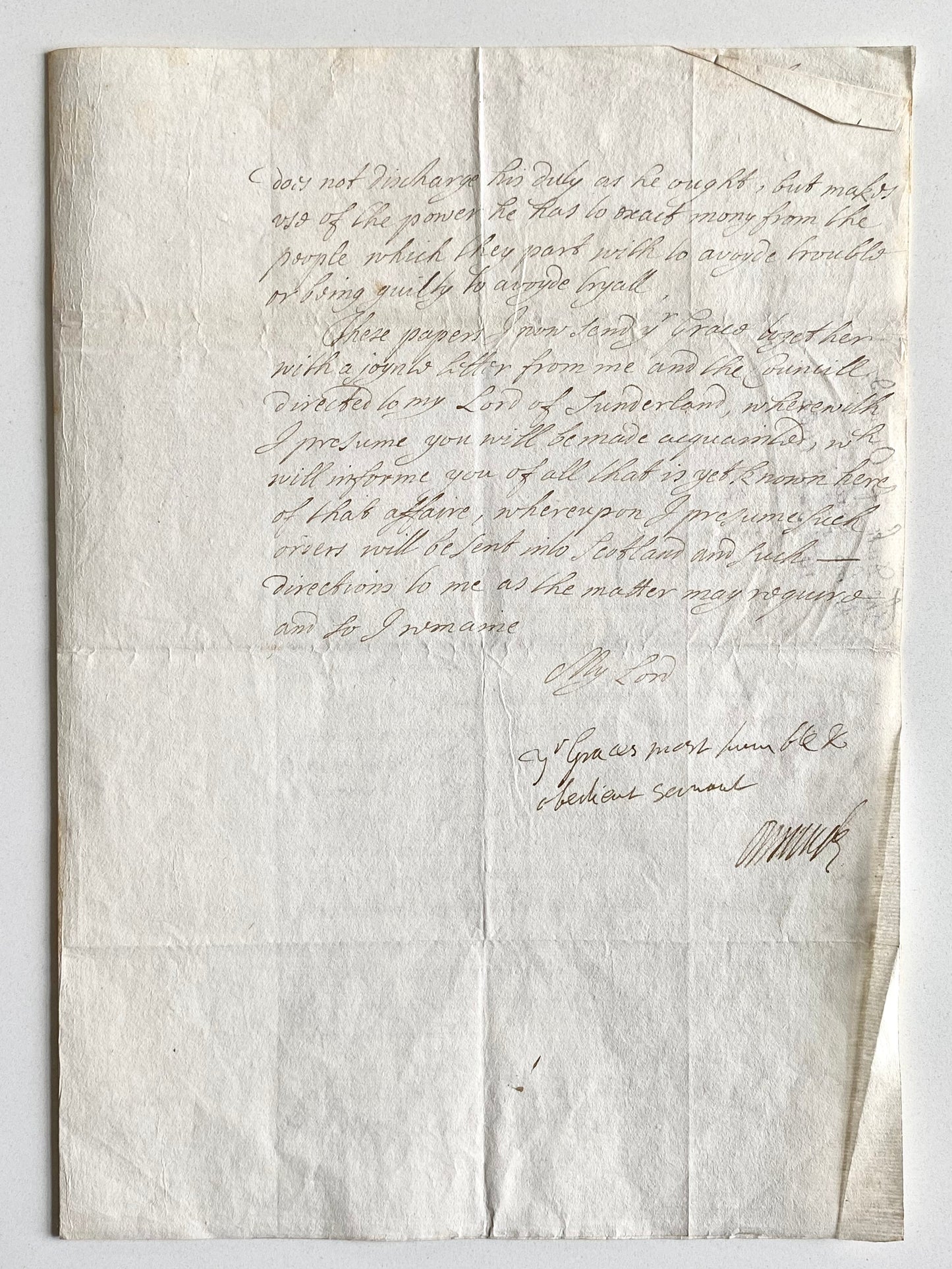 1680 SCOTTISH COVENANTER. Document Related to Presbyterian Assassination of the Archbishop of Saint Andrews.