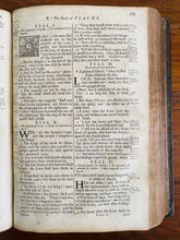 Load image into Gallery viewer, 1701 FIRST CHRONOLOGICAL BIBLE PUBLISHED! Massive Folio in Elaborate Chronological Binding.