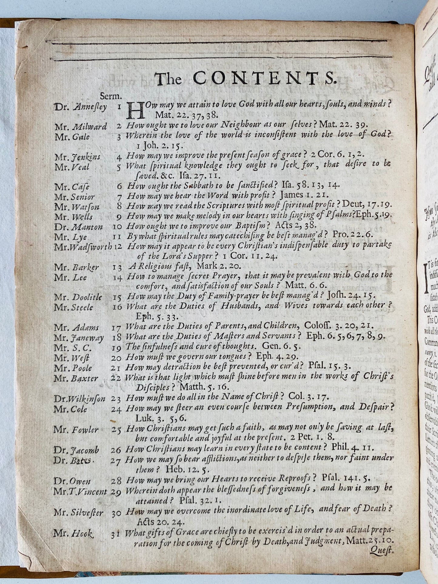 1674 RICHARD BAXTER Et al. Supplement to the Morning-Exercise at Cripplegate. Rare Puritan Practical Sermons.