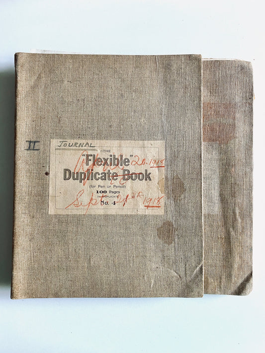 1917 C. T. STUDD | ALFRED BUXTON. 200pp Diary Regarding Heart of Africa Mission. Incredible.