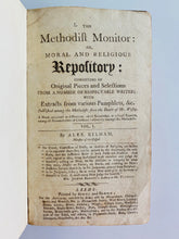 Load image into Gallery viewer, 1796 METHODIST REVIVAL. The Methodist Monitor. Important Methodist Revivalist Periodical.