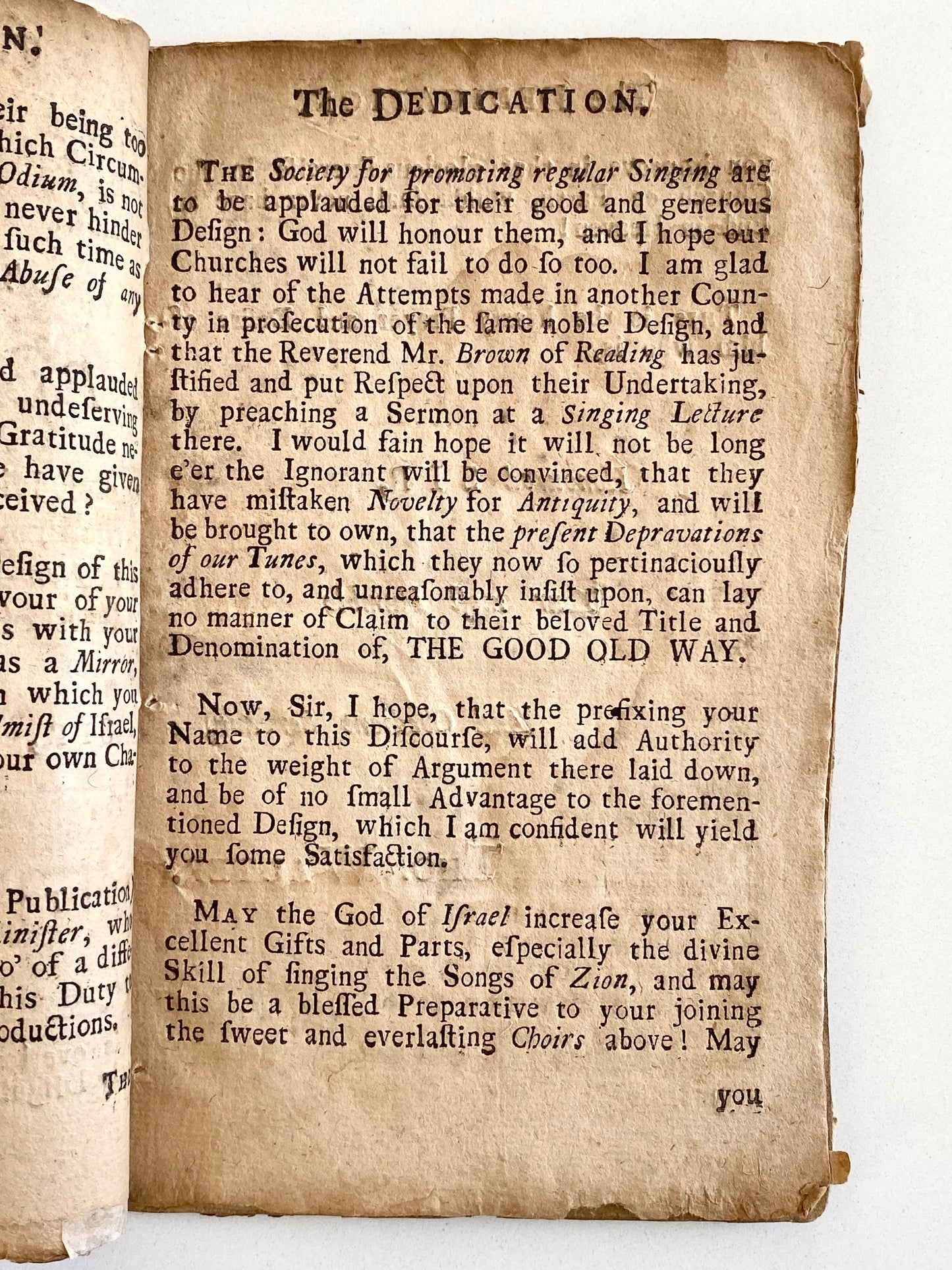 1722 BENJAMIN FRANKLIN Interest. Very Rare on Psalmody and Worship Controversy. Bay Psalm Book, &c.