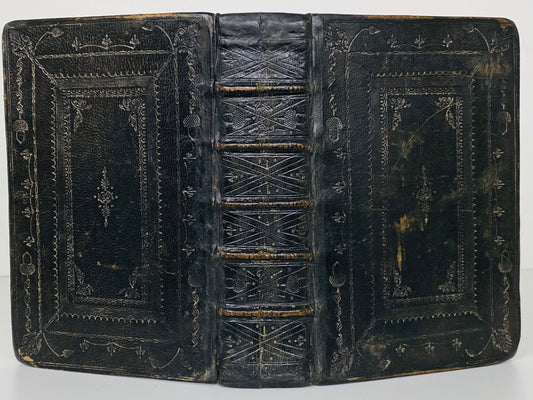 1657 HOLY BIBLE. Rare Bible Belonging to John Quick, Puritan Minister Ejected in 1662. Superb!