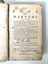 Load image into Gallery viewer, 1764 MARTYROLOGY. The Martyrs of Scotland, Ireland, and England - Rare
