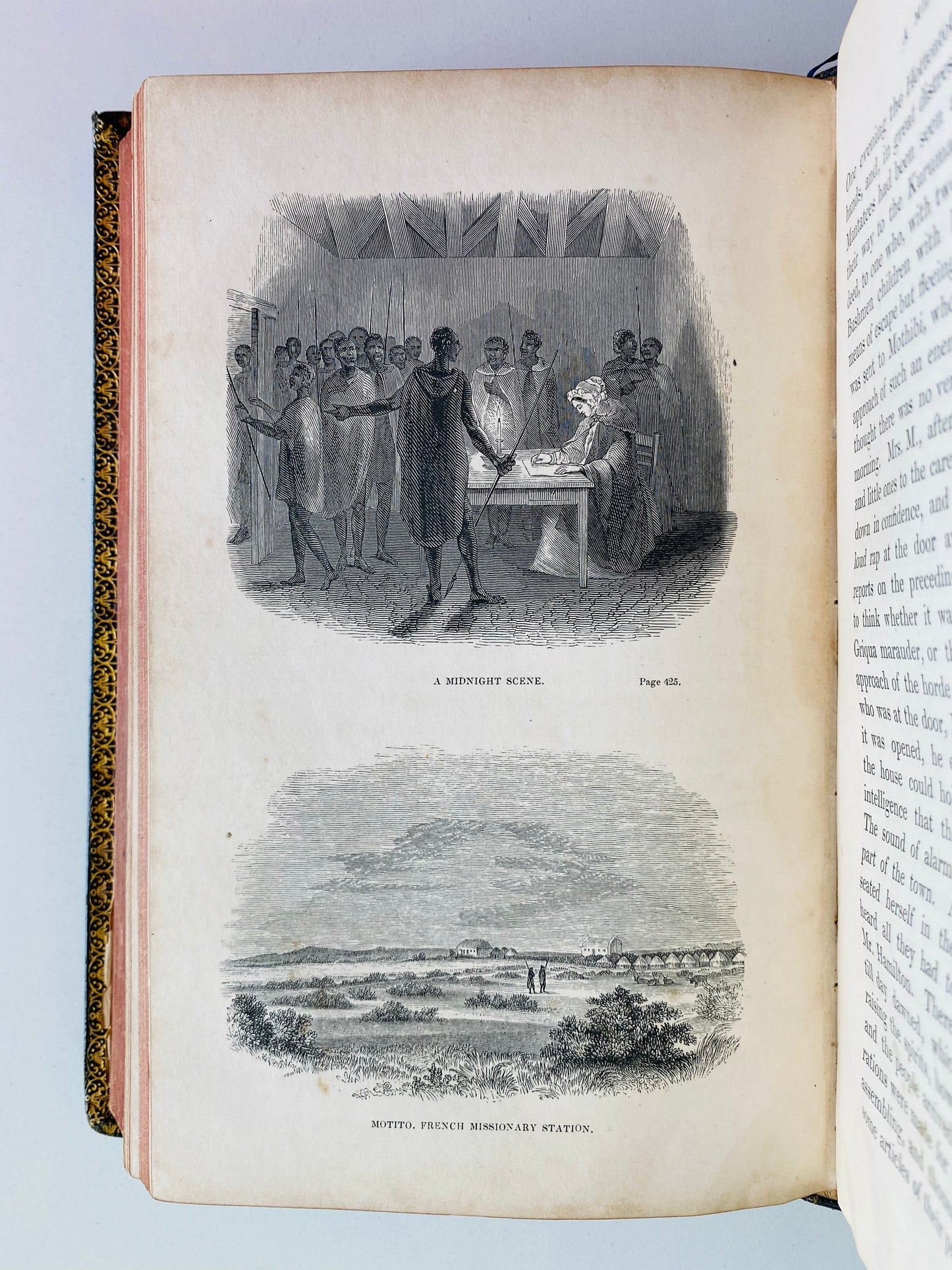 1842 ROBERT MOFFAT. Autographed 1st Edition - Missionary Labours and Scenes in Southern Africa. Superb!