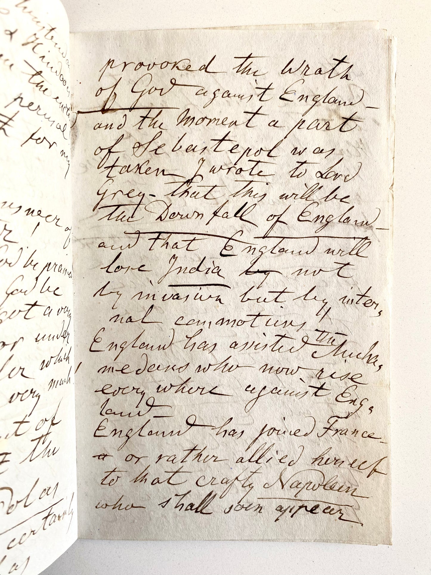 1857 JOSEPH WOLFF. 15pp Manuscript Letter Rebuking England for Its Treatment of Missionaries!