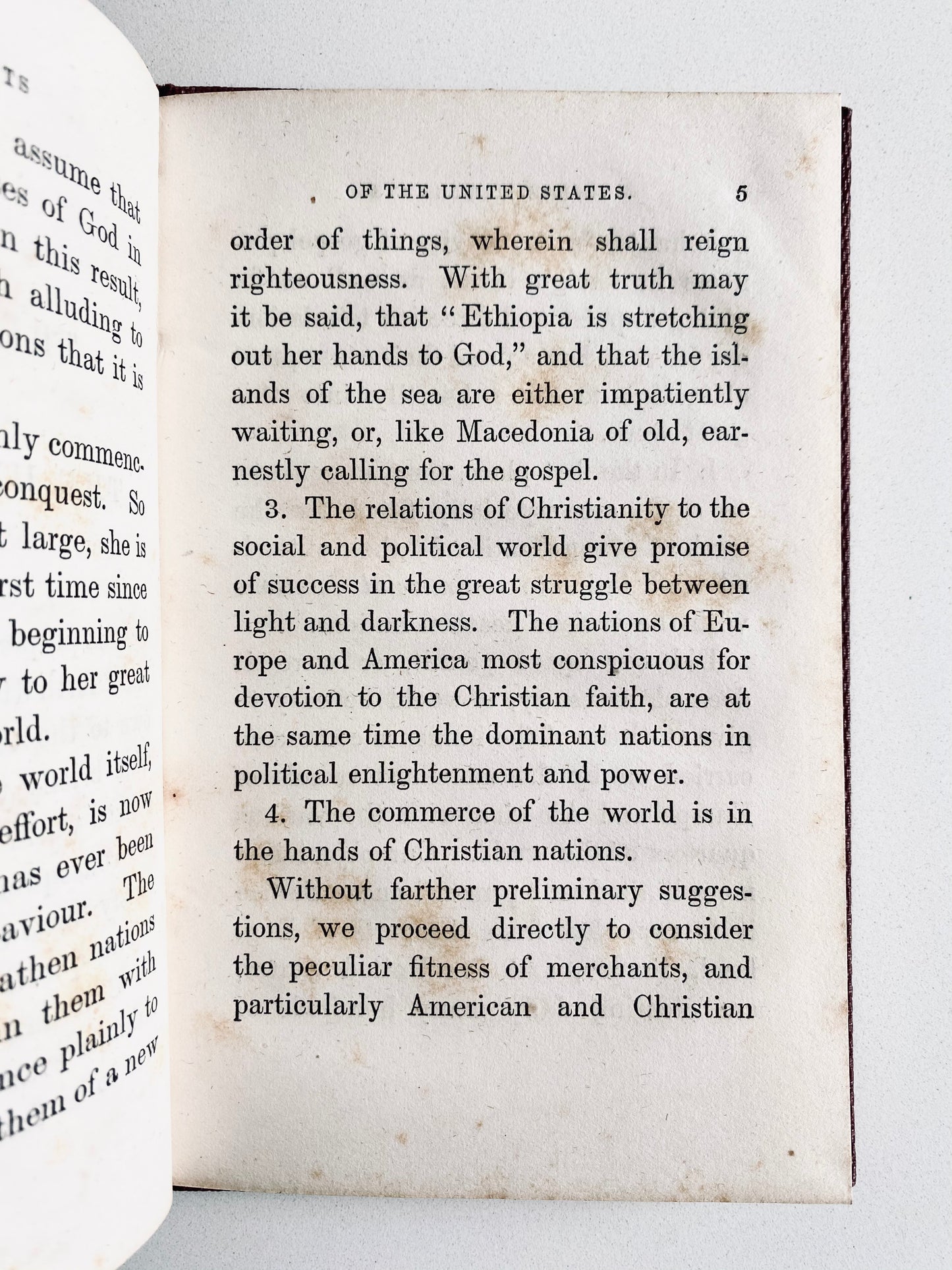 1855 JAMESON, JOHN A. Responsibility of Wealthy Americans for Conversion of the World. RARE!